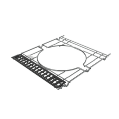 WEBER CRAFTED Porcelain-Enameled Cast-Iron Cooking Grates & Frame Kit - GENESIS 400 series